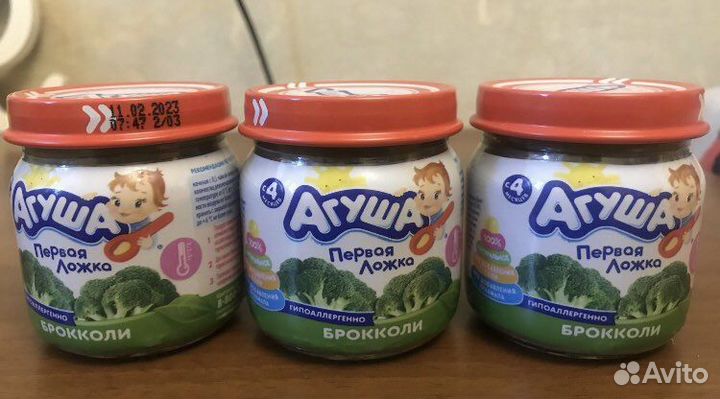 Овощное пюре агуша