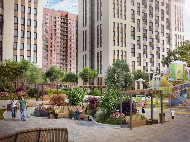 3-к. квартира, 68,4 м², 10/17 эт.