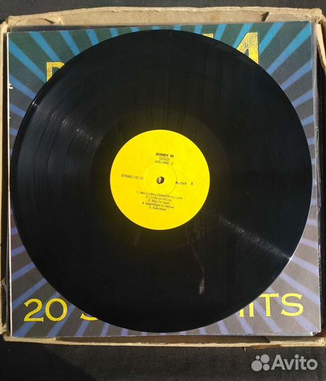 Пластинка Boney M. gold