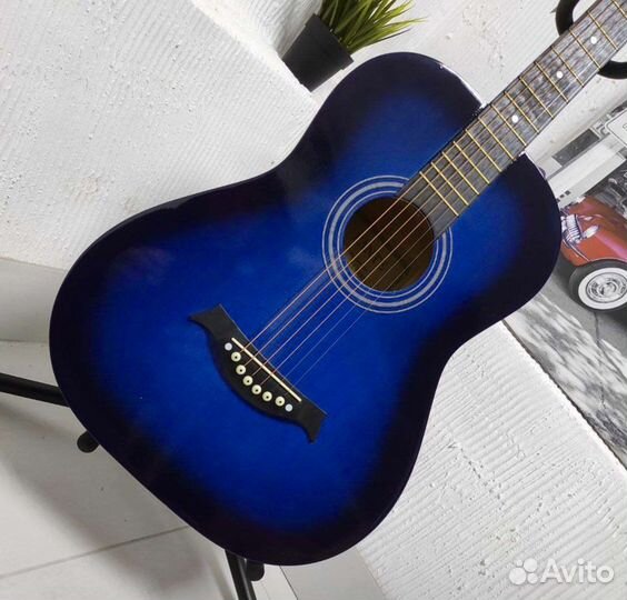 Классическая гитара новая с чехлом