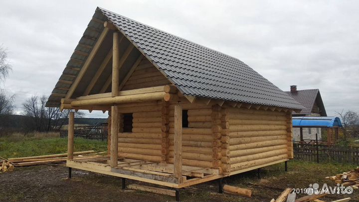 Срубы для дома и бани 6х6 пятистенок