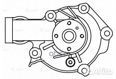 Насос водяной для а/м Chery Tiggo T11 (05) 2.4i