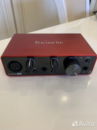 Звуковая карта focusrite scarlett solo 3rd