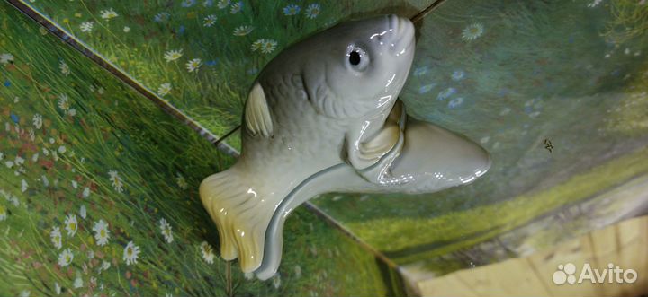 Рыба вобла фарфоровая статуэтка афз