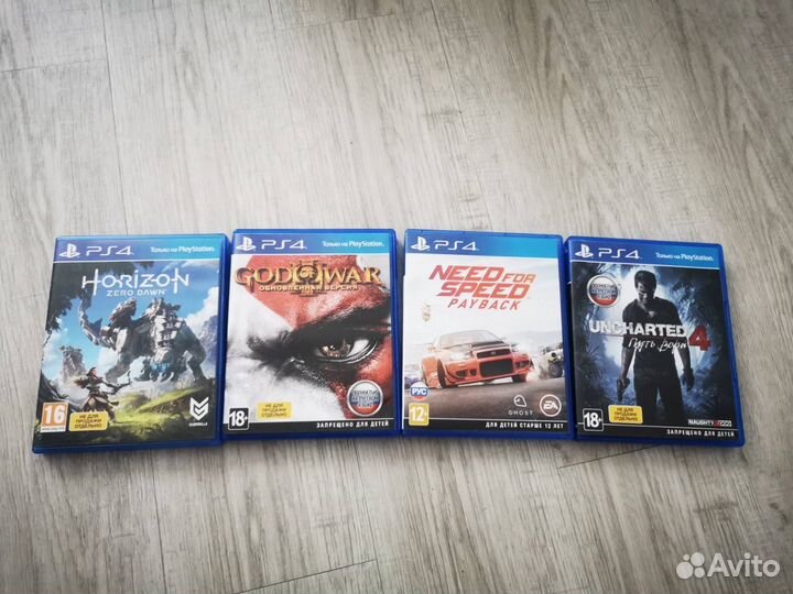 Ps4 slim 500gb+4 игры