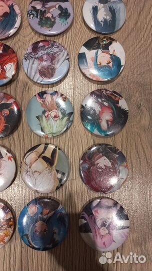 Аниме значки и Genshin im pact