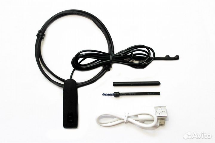 Микронаушник блютуз с кнопкой пищалкой