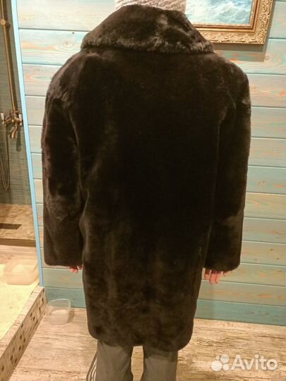 Шуба натуральная цигейковая