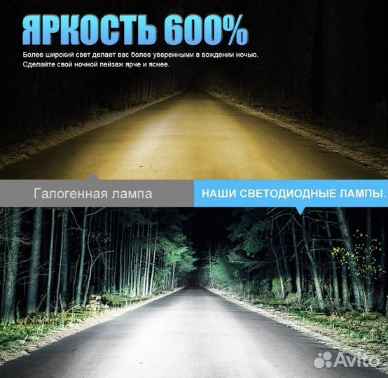 Светодиодные лампы LED h4 160W Cambus сверх яркие