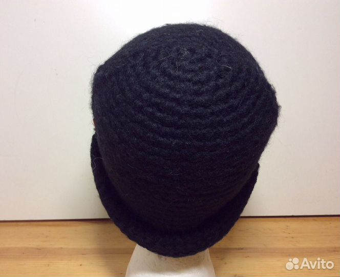 Авторская шляпка с атласными лентами, 54-57,арт195