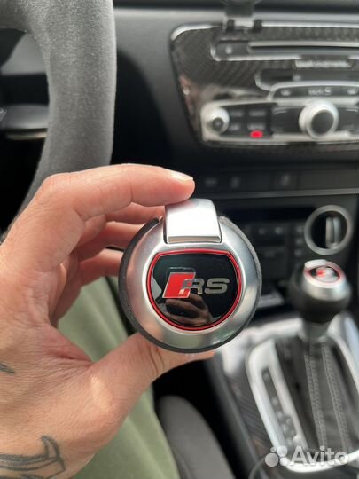 Ручка кпп ауди RS алькантара