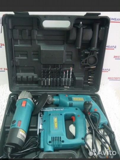 Набор инструментов дрель болгарка лобзик