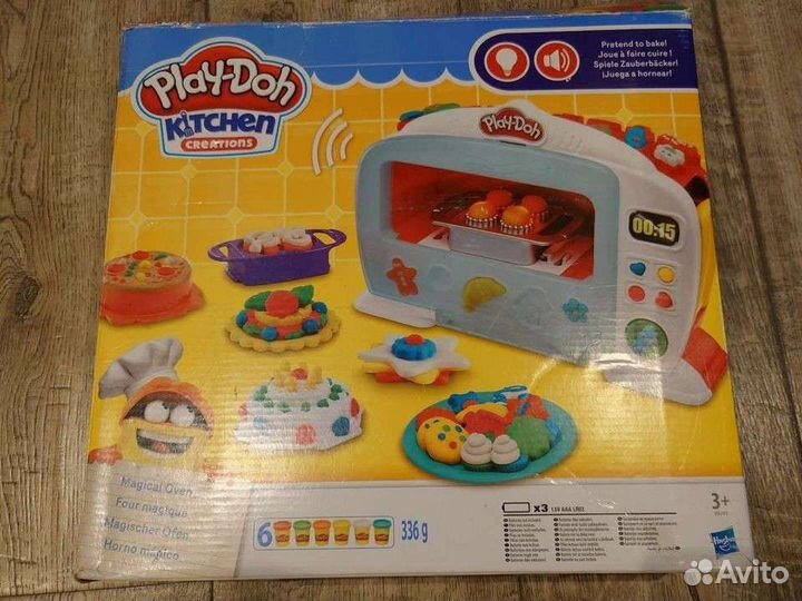 Play doh набор для лепки (3шт)