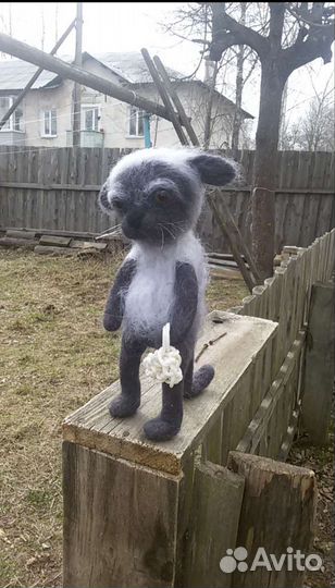 Кот с авоськой игрушка ручной работы