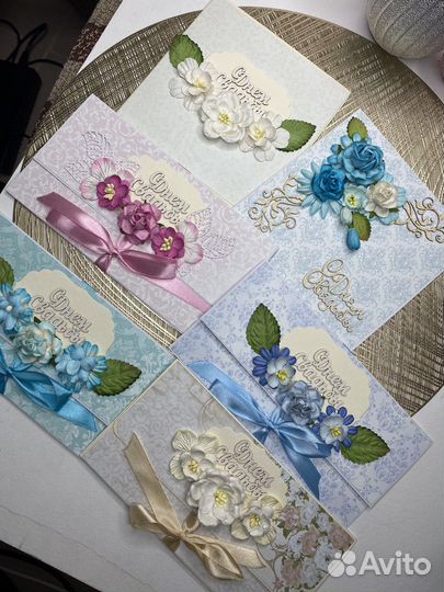 Конверт для денег ручной работы