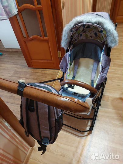 Детская коляска санка galaxy