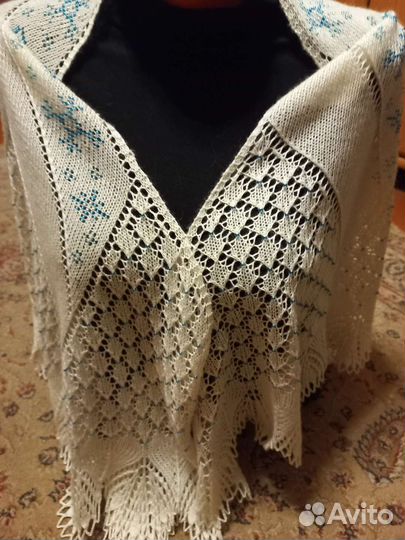 Платок шаль шерсть