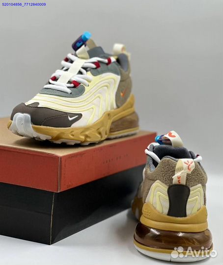 Кроссовки Nike Air Max 270 React Travis Scott (Арт