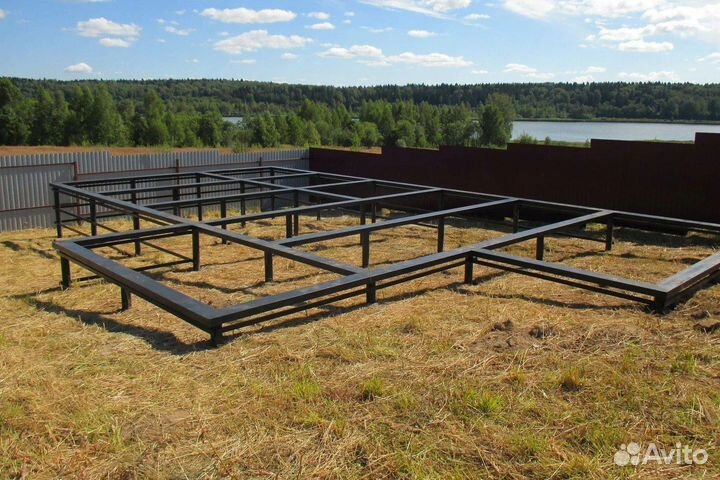 Свайный Фундамент венцы отмостка