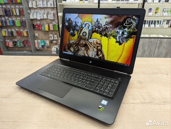 Игровой HP/17.3/Core i5+GTX1050ti/8gb/SSD