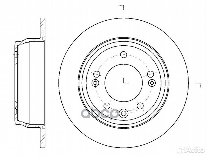 Диск тормозной G-brake GR-01747 GR-01747 G-brake