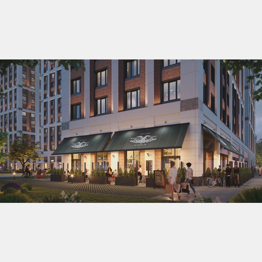 Апартаменты-студия, 21,6 м², 3/16 эт.