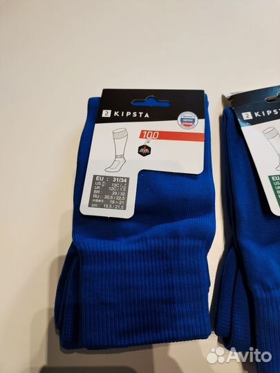 Новые футбольные гетры декатлон и щитки