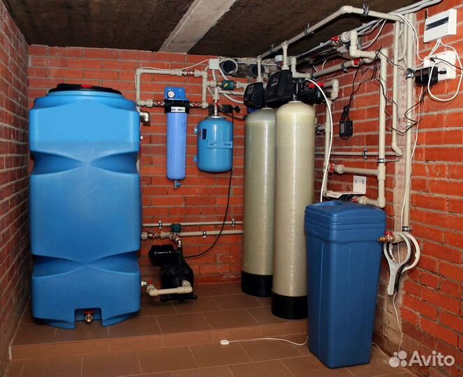 Монтаж Водопровода/емкости для воды/водоподготовка