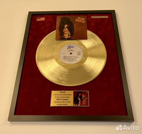 Trash (1989) - Alice Cooper Золотой Винил