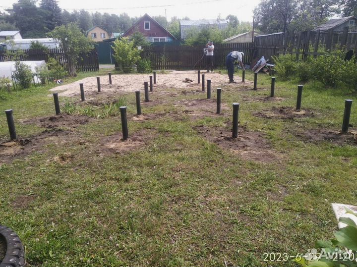 Винтовые сваи под ключ