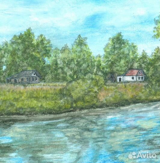 Картина акварелью 