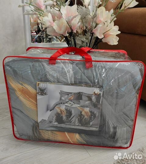 Комплект постельного белья с одеялом двуспалка