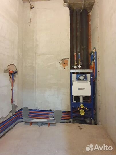 Установка инсталляции, унитаза. Сантехник Люберцы