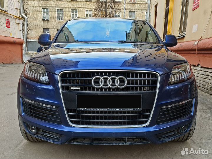 Светодиодные фары Audi Q7 4L с анимацией 2006-2015