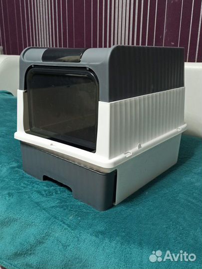 Туалет лоток для кошки закрытый