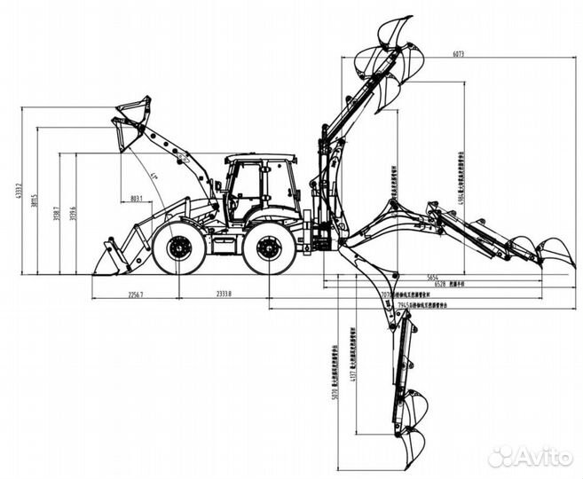 Экскаватор погрузчик