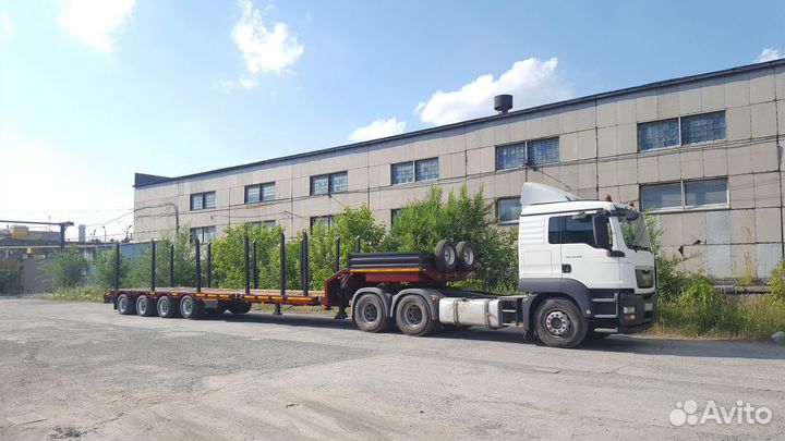 Полуприцеп трал (тяжеловоз) Saab 9891, 2023