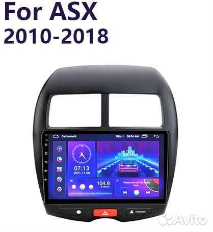 Магнитола Mitsubishi ASX, пежо 2010-16 android
