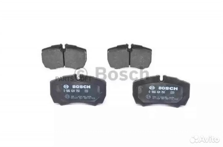 Bosch 0986424750 Колодки торм Ford Transit Iveco D