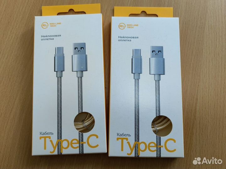 Кабель RED-line USB Type-C 2.0 Gold (ут000011691)