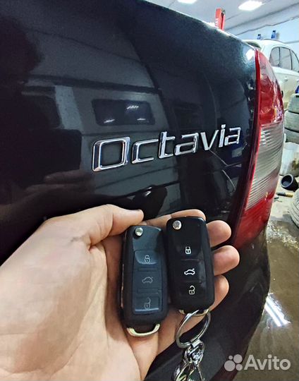 Ключ Skoda / Ключ Шкода с привязкой к автомобилю