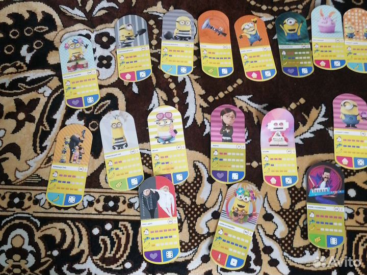 Гадкий я 3 карточки