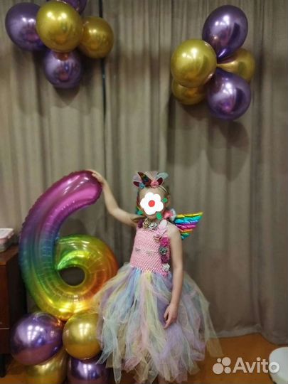 Платье единорог