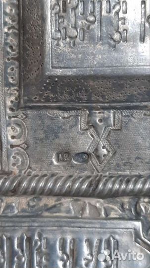 Икона старинная 19 век Николай Чудотворец