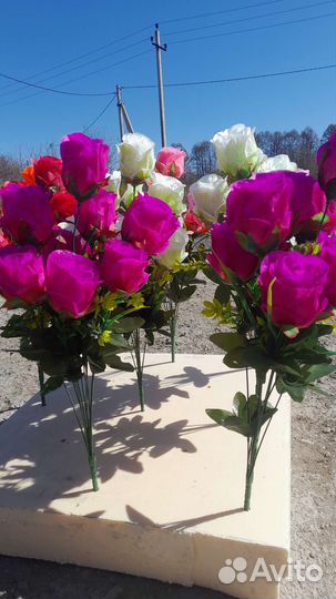 Искусственные цветы букеты