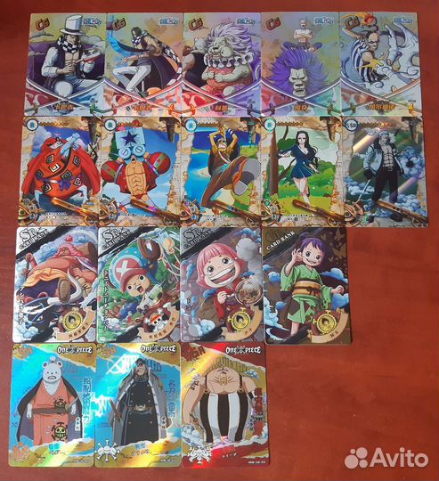 Коллекционные карточки One Piece