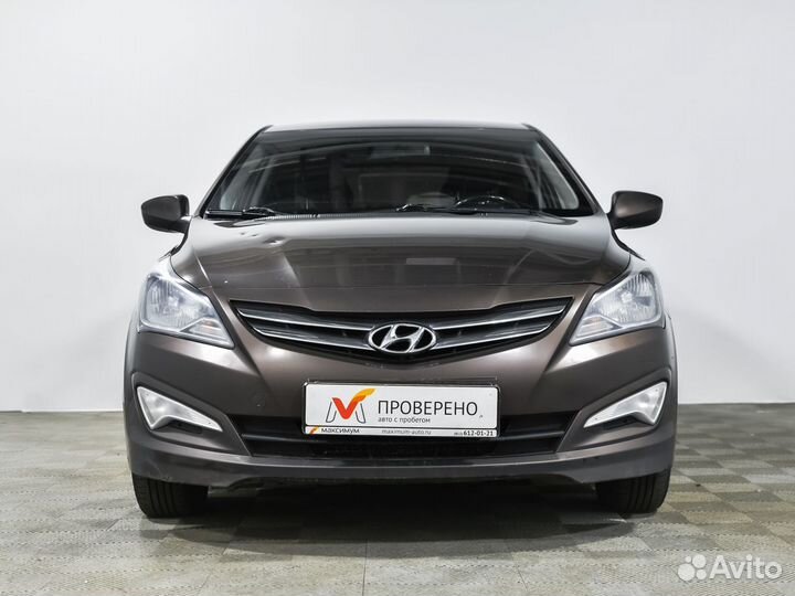 Hyundai Solaris 1.4 AT, 2015, 168 592 км