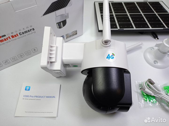 Камера видеонаблюдения солнечной батарее 4G