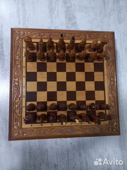 Шахматы ручной работы деревянные