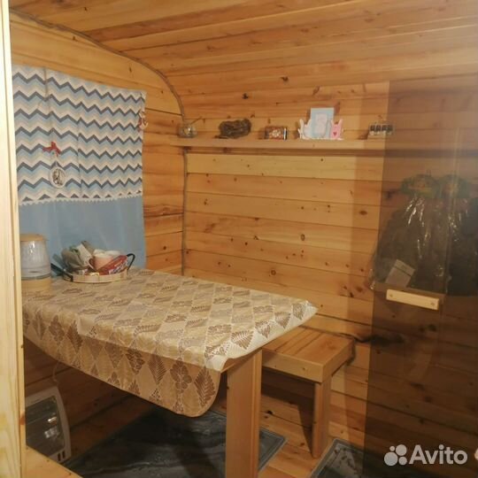 Баня-бочка квадро 6 м